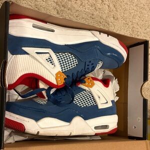 Jordan Kids Sneakers in Blue, Red, and White